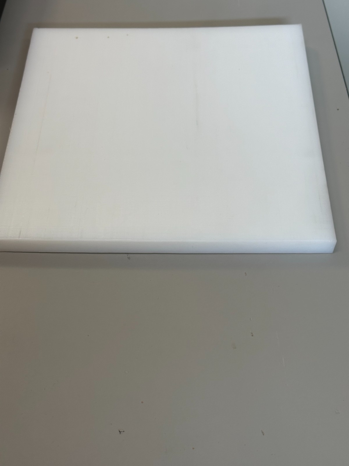 UHMW Polyethylene Plastic Sheets – 12″x12″x1″ Thick – Natural White