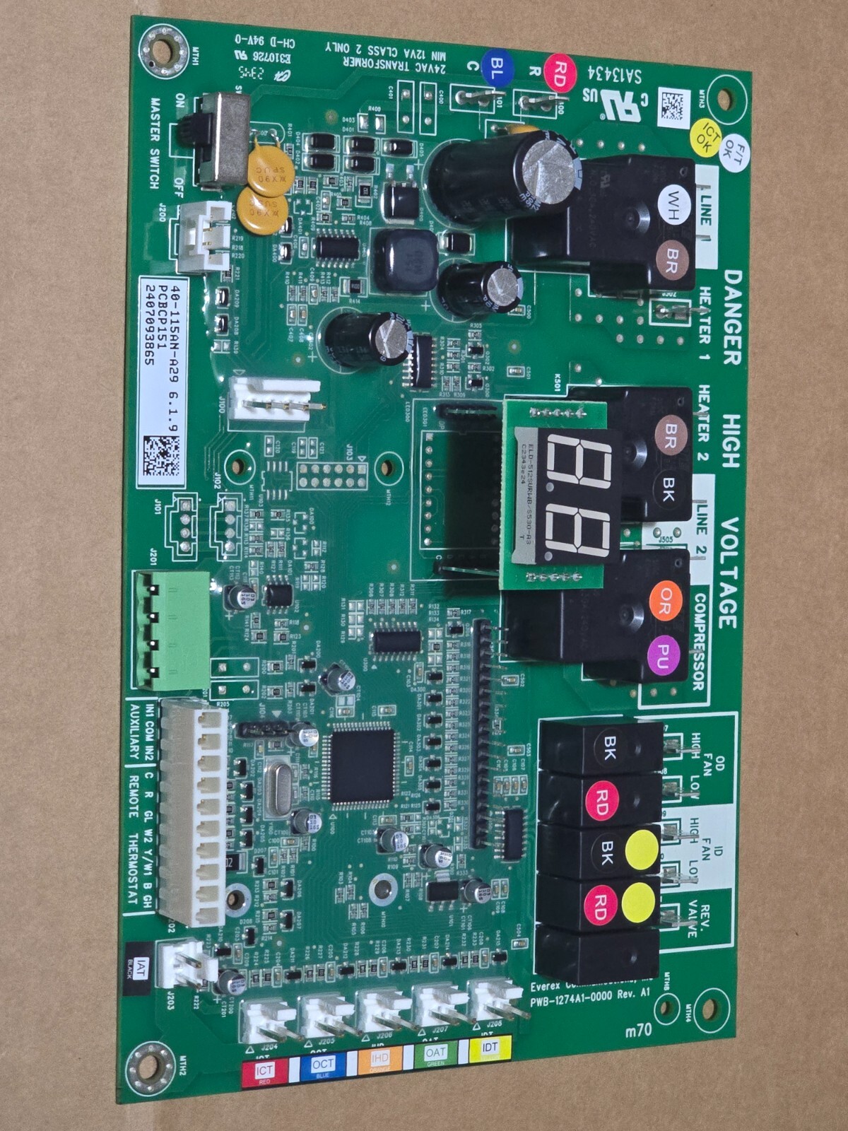PCBCP151 Amana PTAC Control Circuit Board