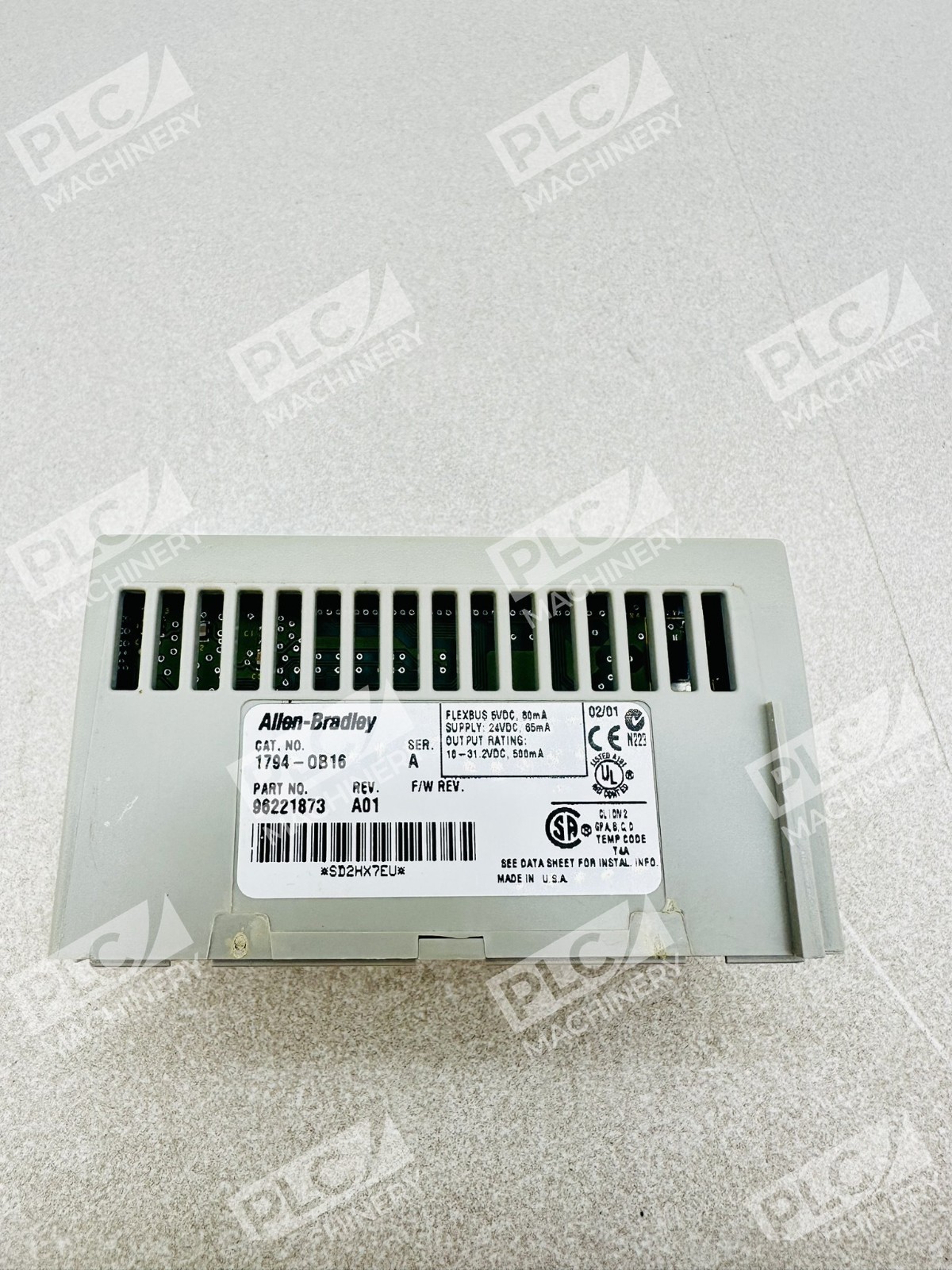 Allen Bradley 1794-OB16 Digital Sourcing Output Module Ser A