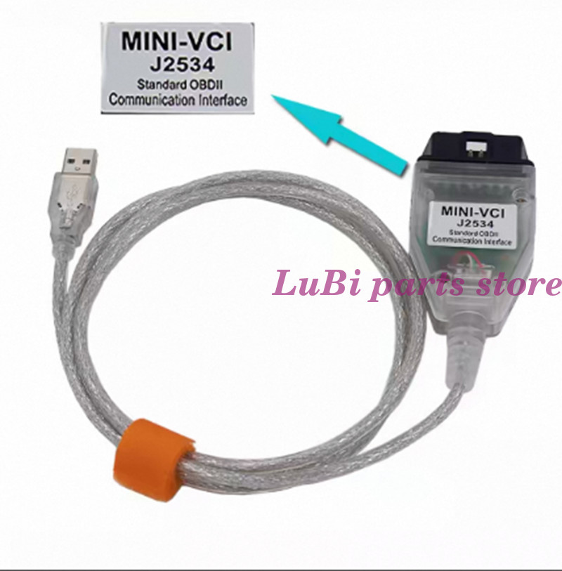 1pc NEW FOR OBD2 cable MINI VCI TIS Techstream V12.20.024