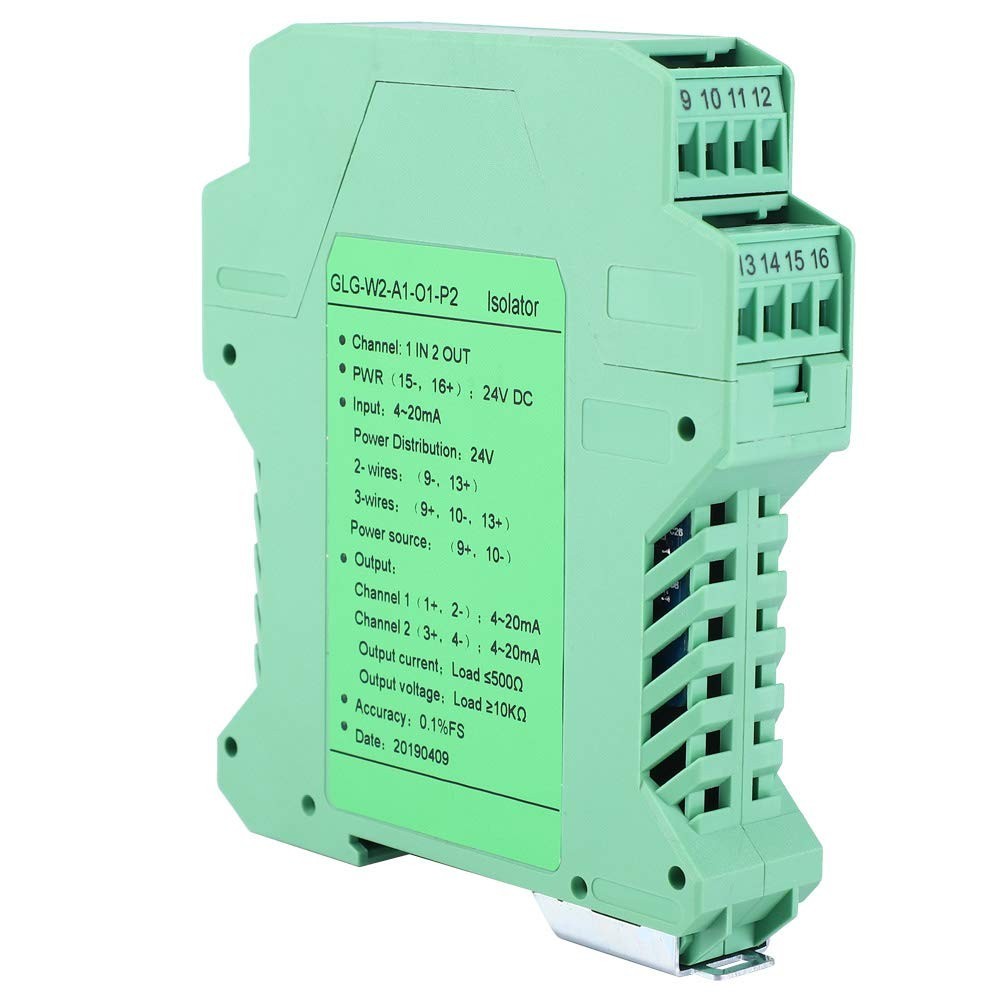 Analog Signal Isolator 4-20mA 0-10V 0/1-5V Transmitter Isolation Converter DC24V