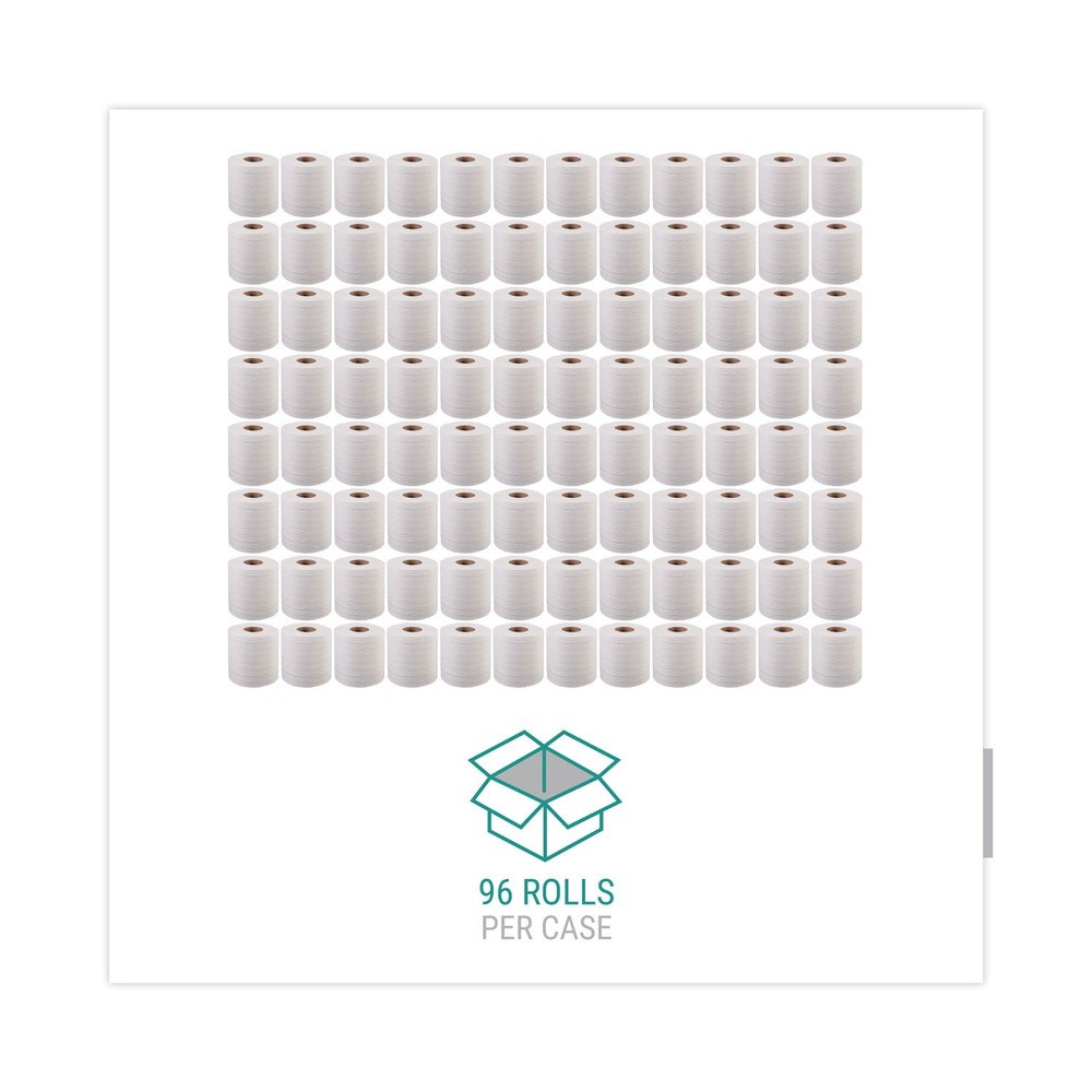 Windsoft 2240B 2-Ply Individually Wrapped Bath Tissue – White (96 Rolls/Carton)