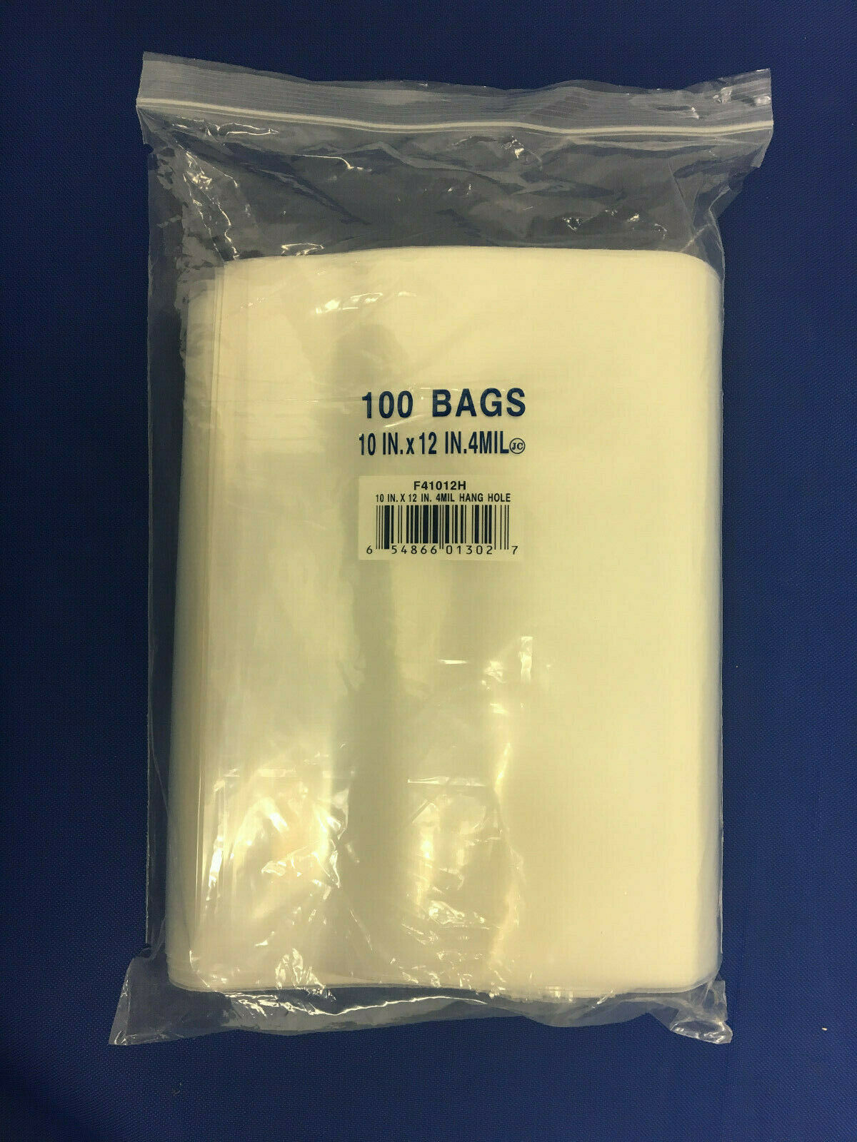 Elkay Plastics Seal Top ZipLock Reclosable Poly Jewelry Bags 4Mil With Hang Hole