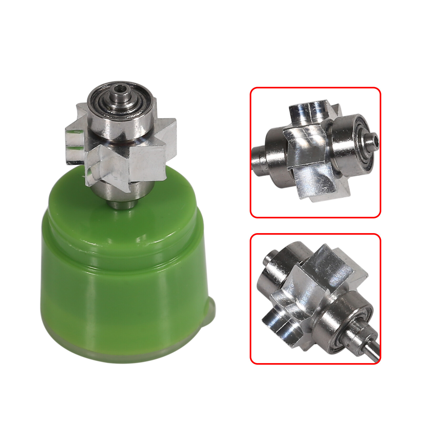 Dental Replaced Cartridge Turbine Rotor for Self-power LED High Speed Handpiece