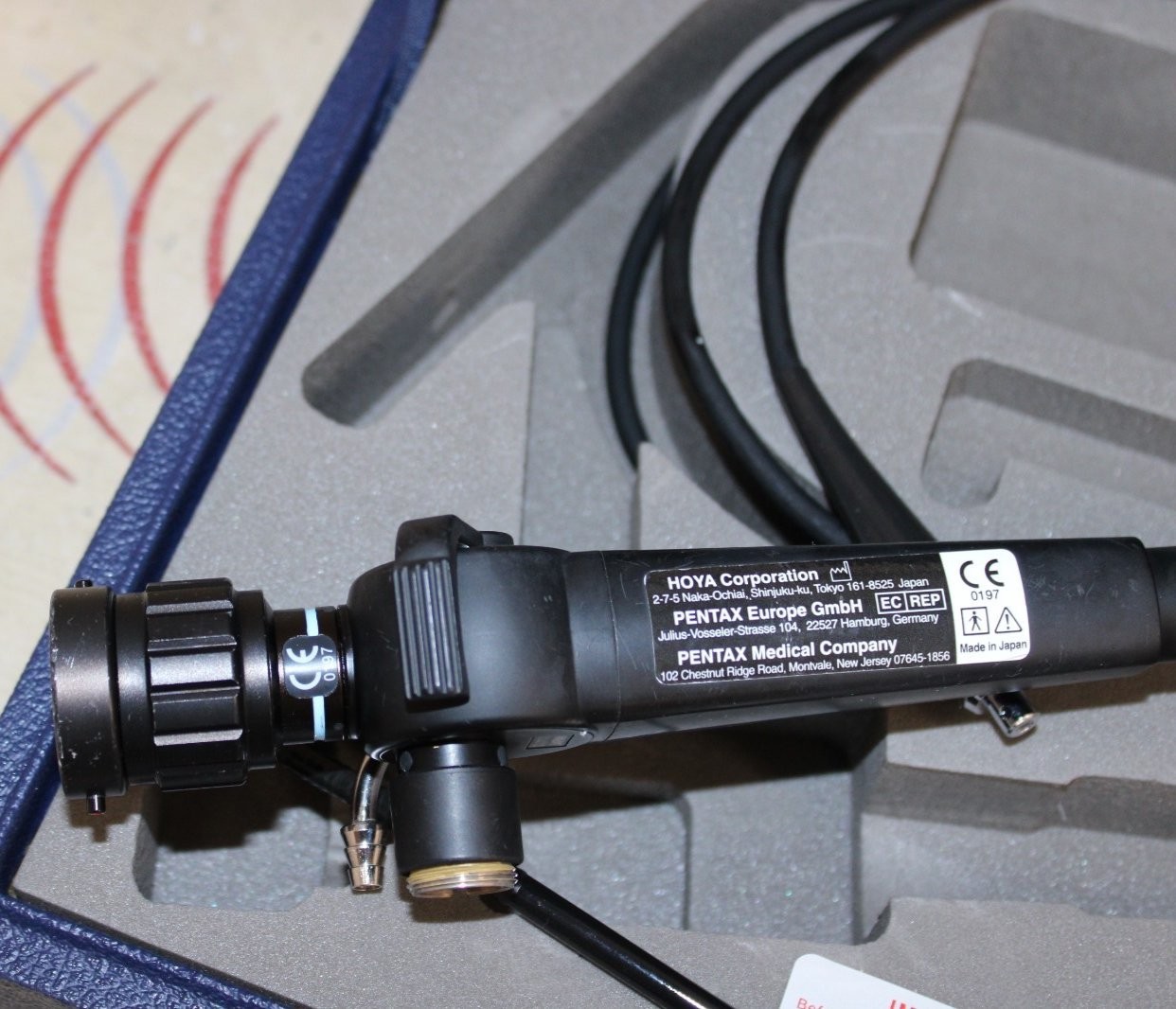 Pentax FB-18BS Portable Flexible Fiberoptic Bronchoscope -0BF- w/ Case