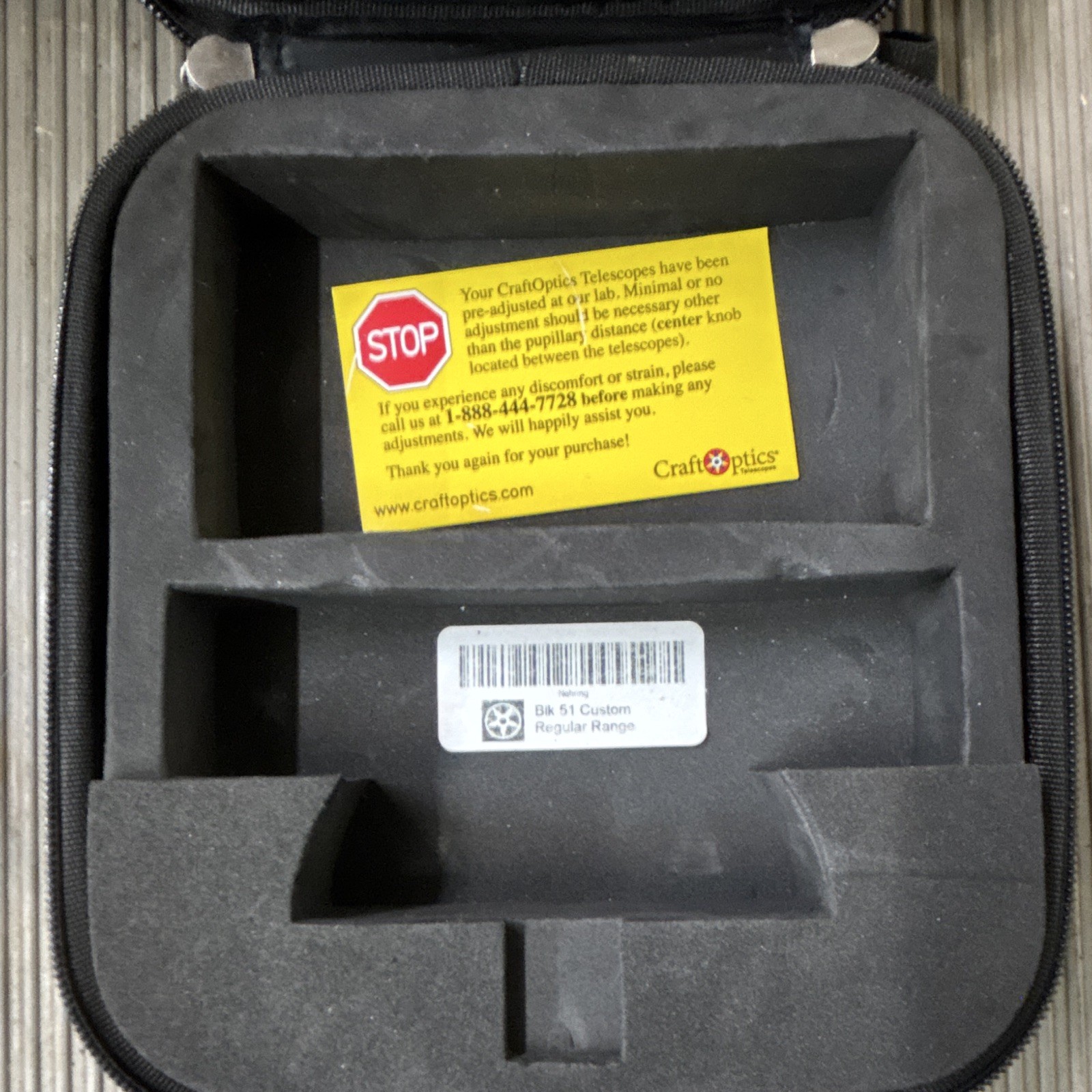 CraftOptics Dream Beam Head Light BLK 51 with Case