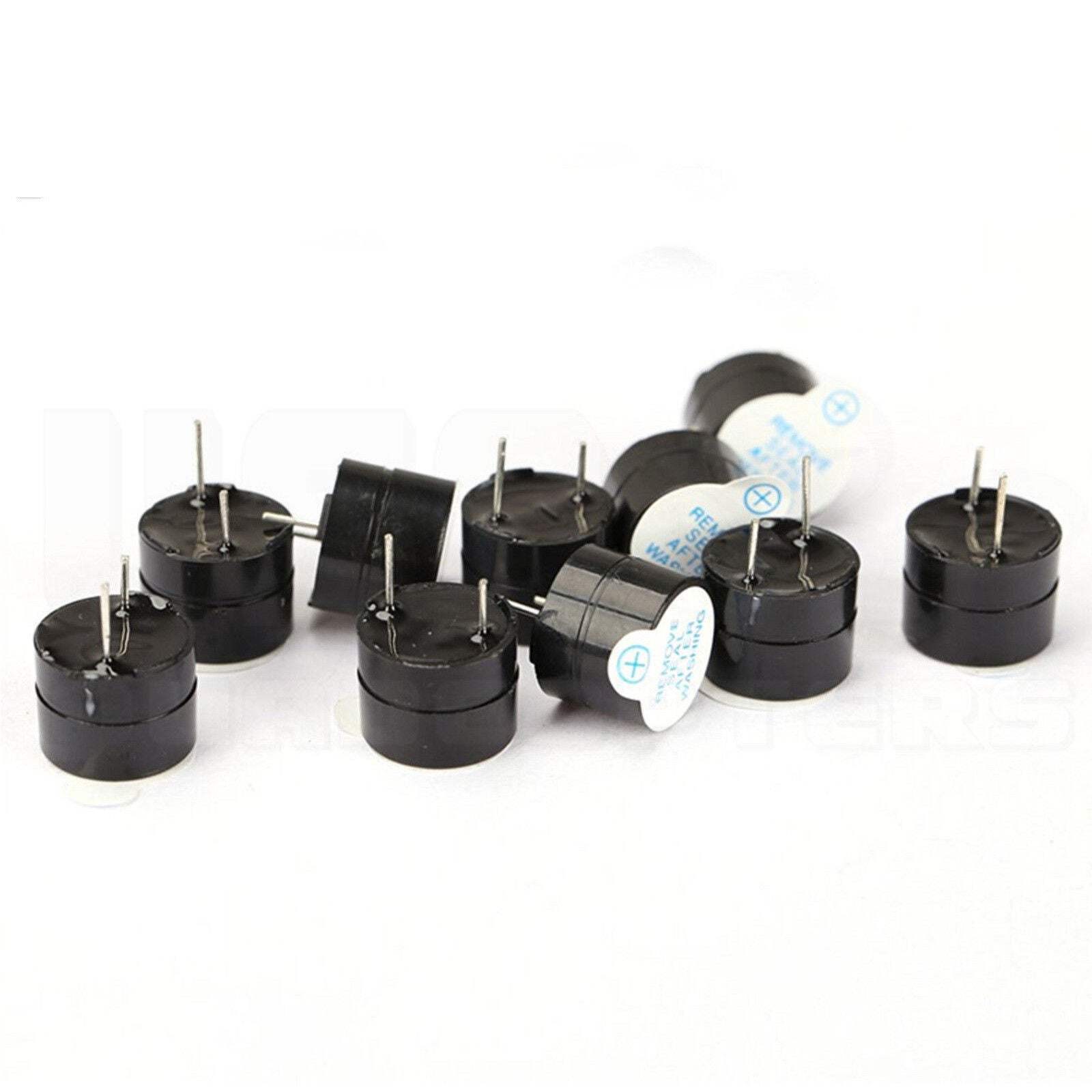 10pcs Active Buzzers 90dB Loud 12mm Piezo Buzzers (3V/5.5V/12V)