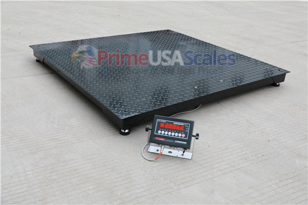 2,000 LB x 0.5 LB NTEP Optima 4′ x 4′ Floor, Pallet Scale