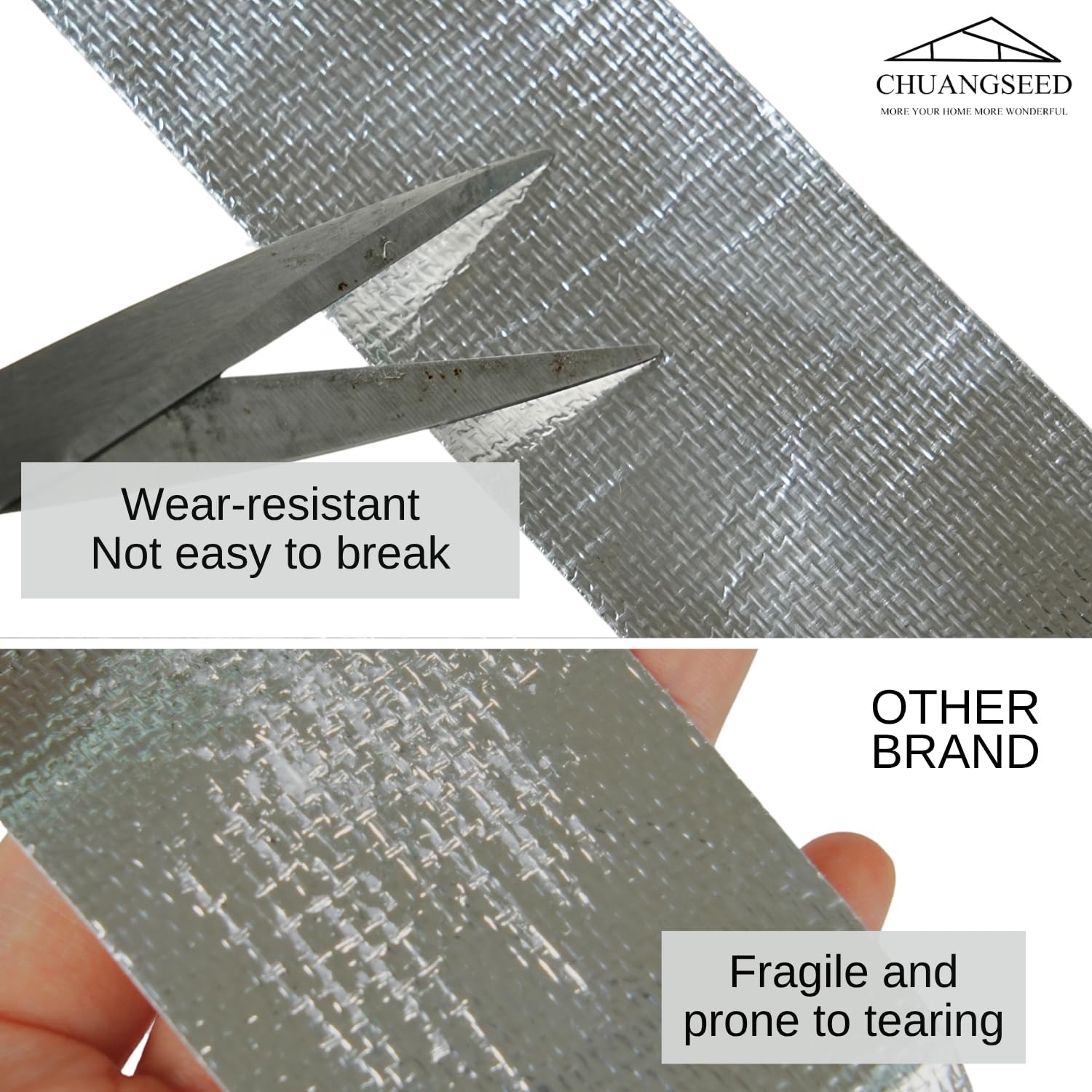 Adhesive Heat Shield Tape Aluminum Fiberglass 2in x 90ft Heat Reflective
