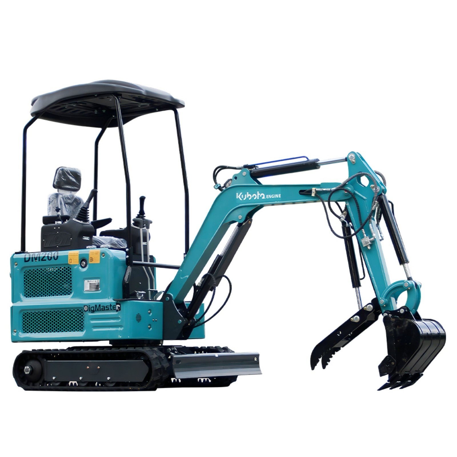 1.8 Ton Mini Excavator Kubota Diesel 4000 lbs Crawler Pilot Digger Free Shipping