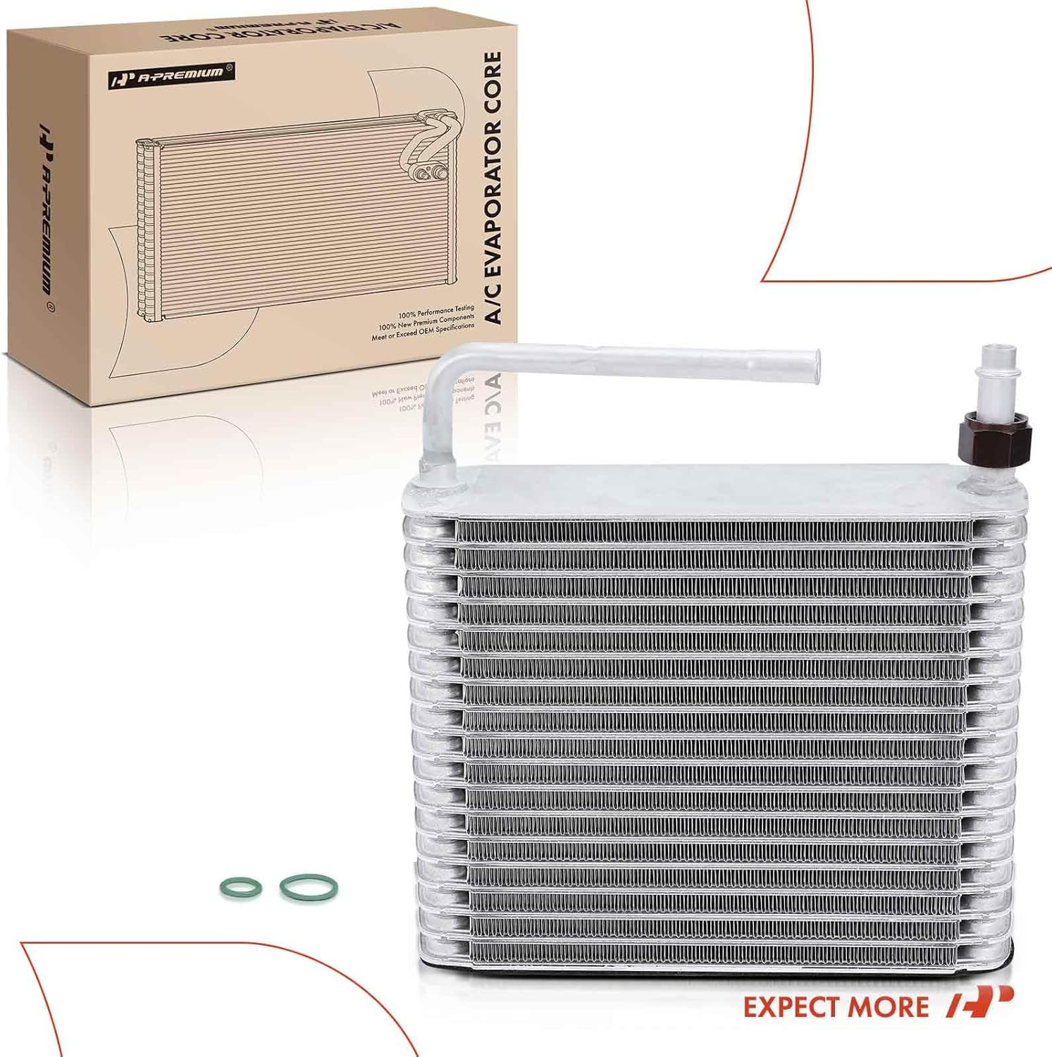 Front A/C Evaporator Core Compatible with Ford F-150/F-250/Bronco 1994-1996, F-2