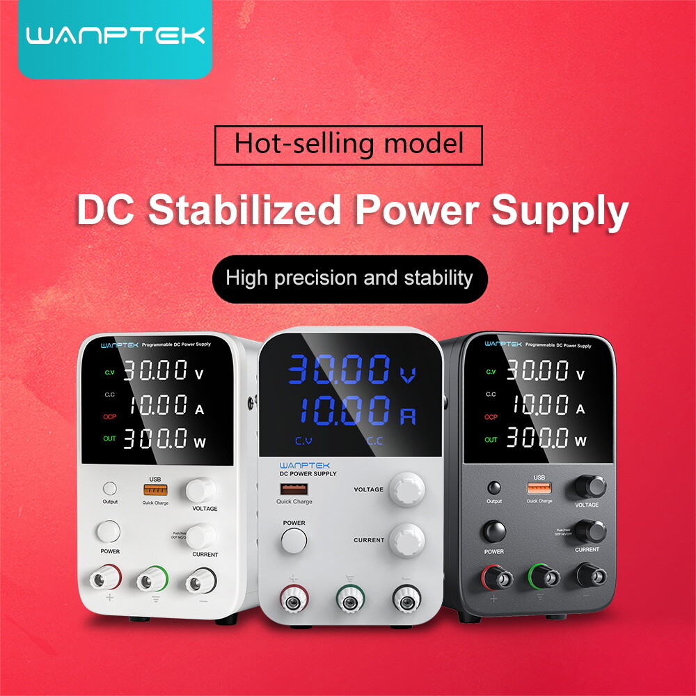 Adjustable DC 0-30V/60/120V 0-3/5/10A Lab Power Supply Variable Bench Switching