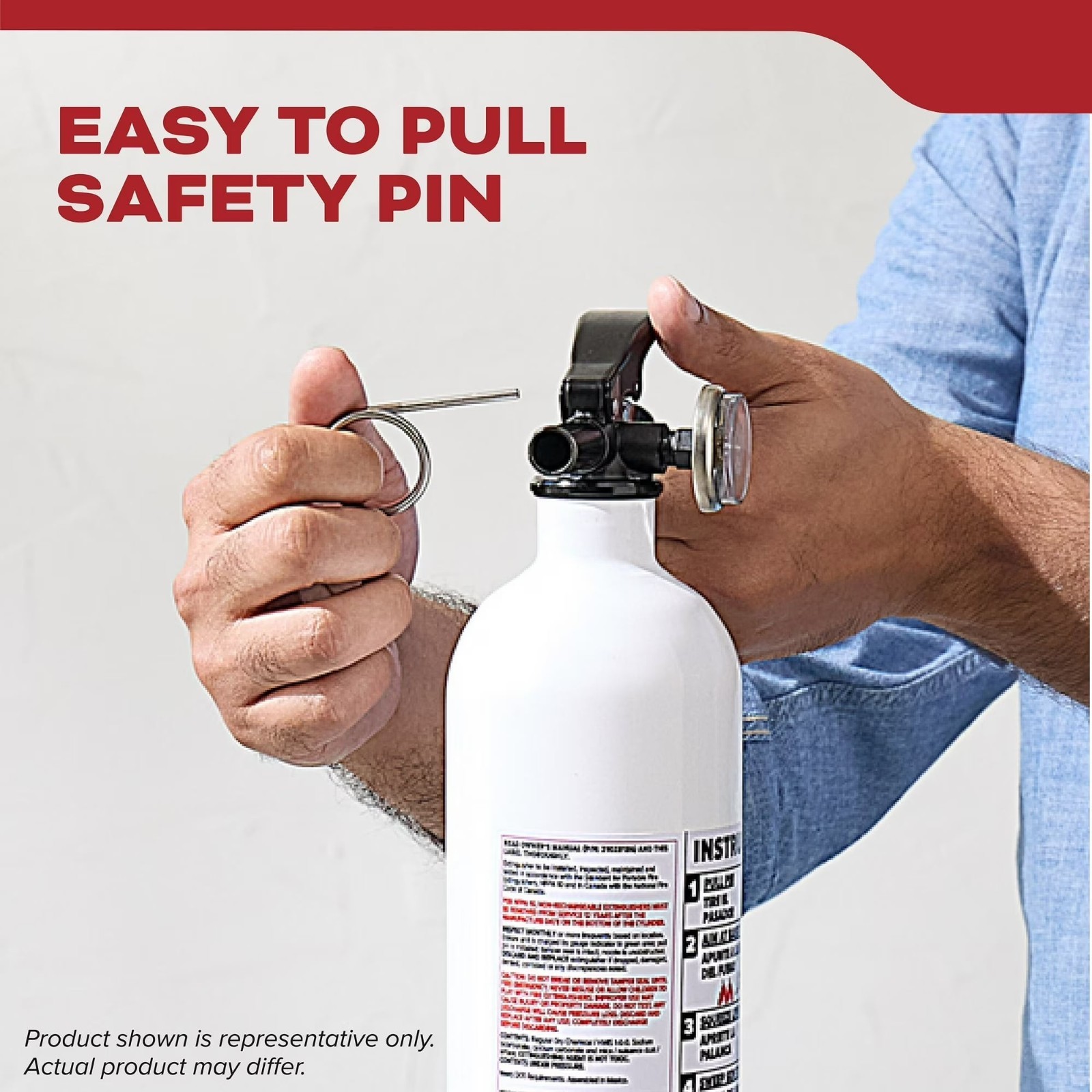 Kidde Fire Extinguisher for Vehicles, Cars, Single Use 5BC