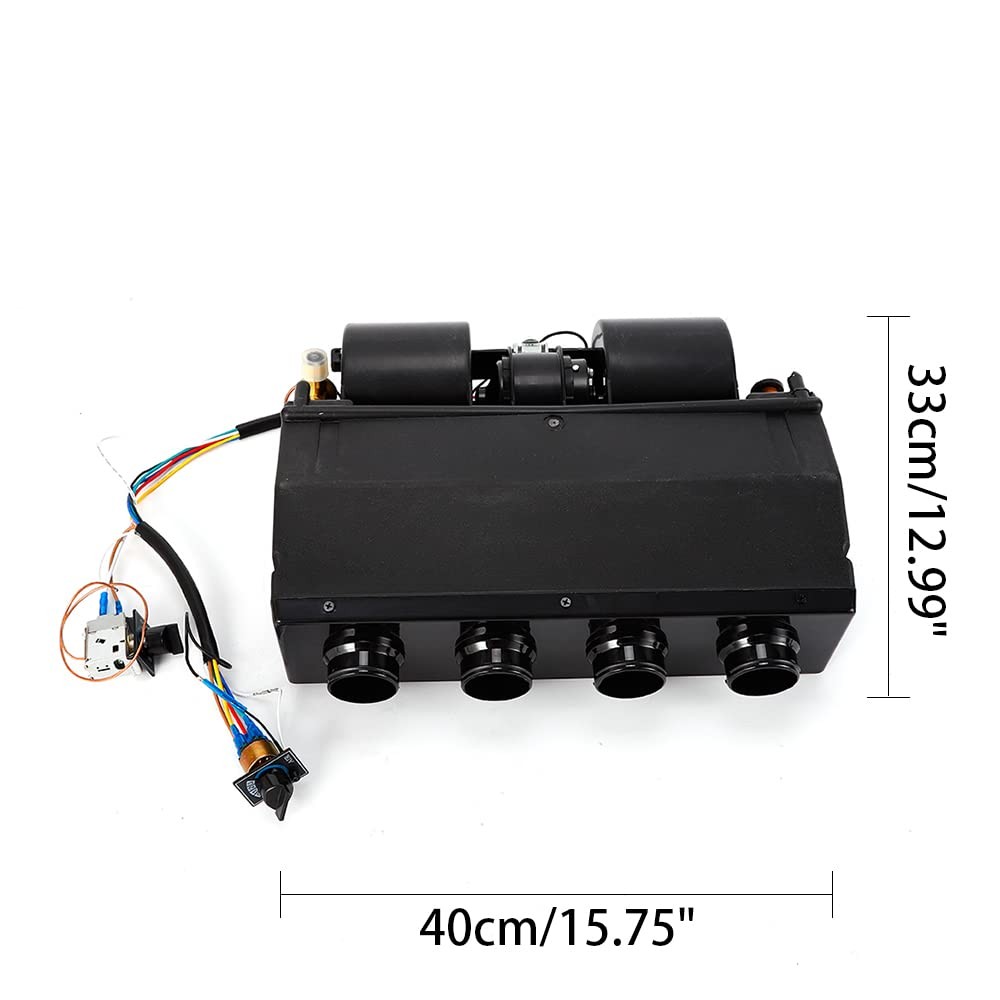 12V Universal Under Dash AC Evaporator Kit 600 CFM 3 Speed for Car Truck