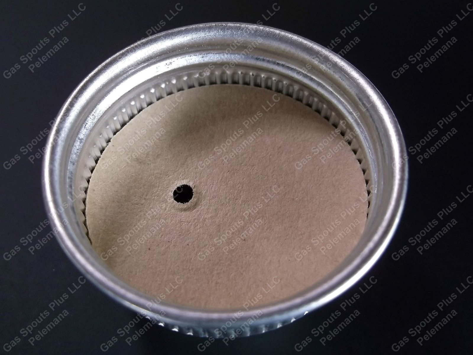 2pk 1-1/2″ Vented Metal Gas Can Cap w/ Cardboard Liner Eagle Briggs Stratton Lid