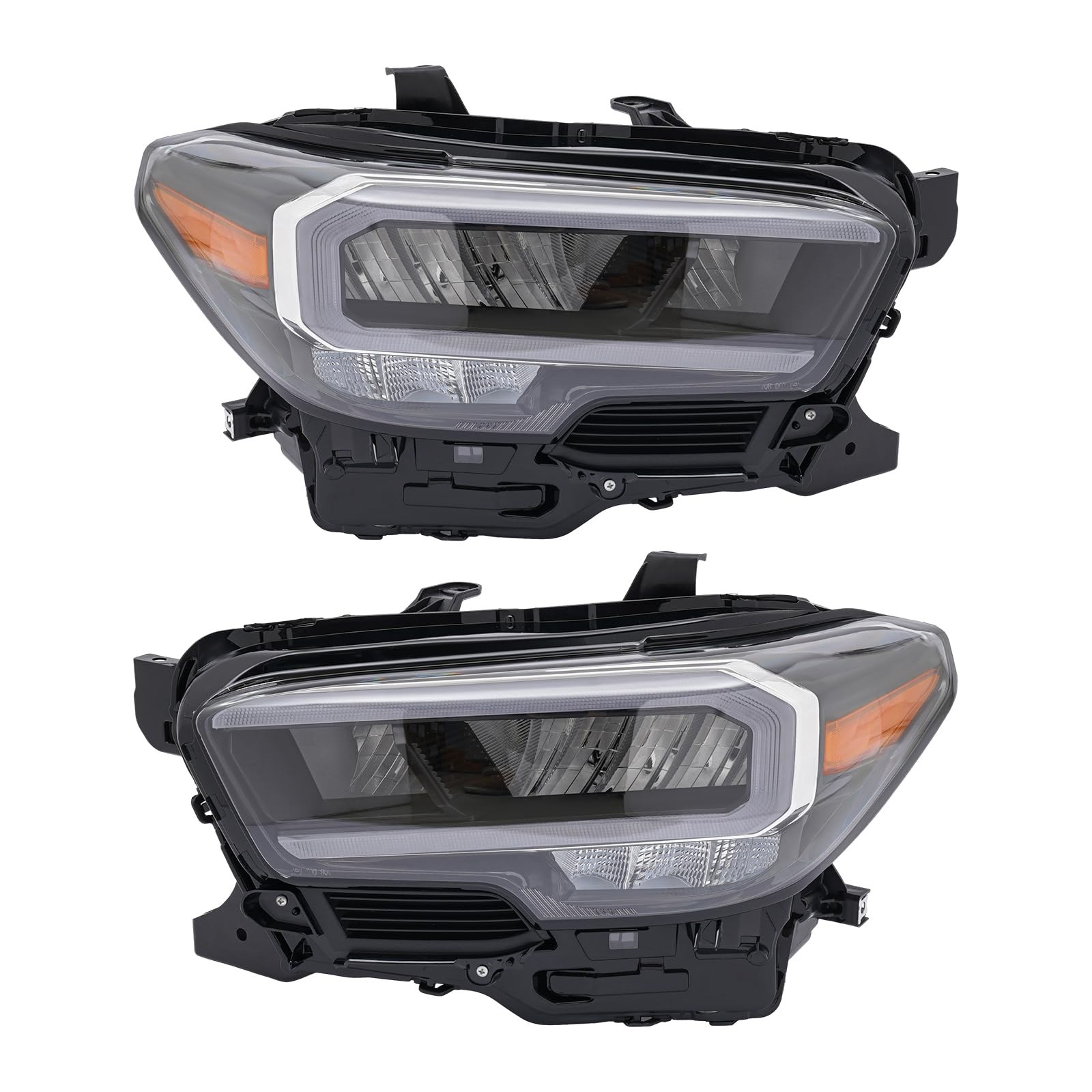 2020-2023 Tacoma LED Headlight Assembly High/Low DRL Turn Signal Black
