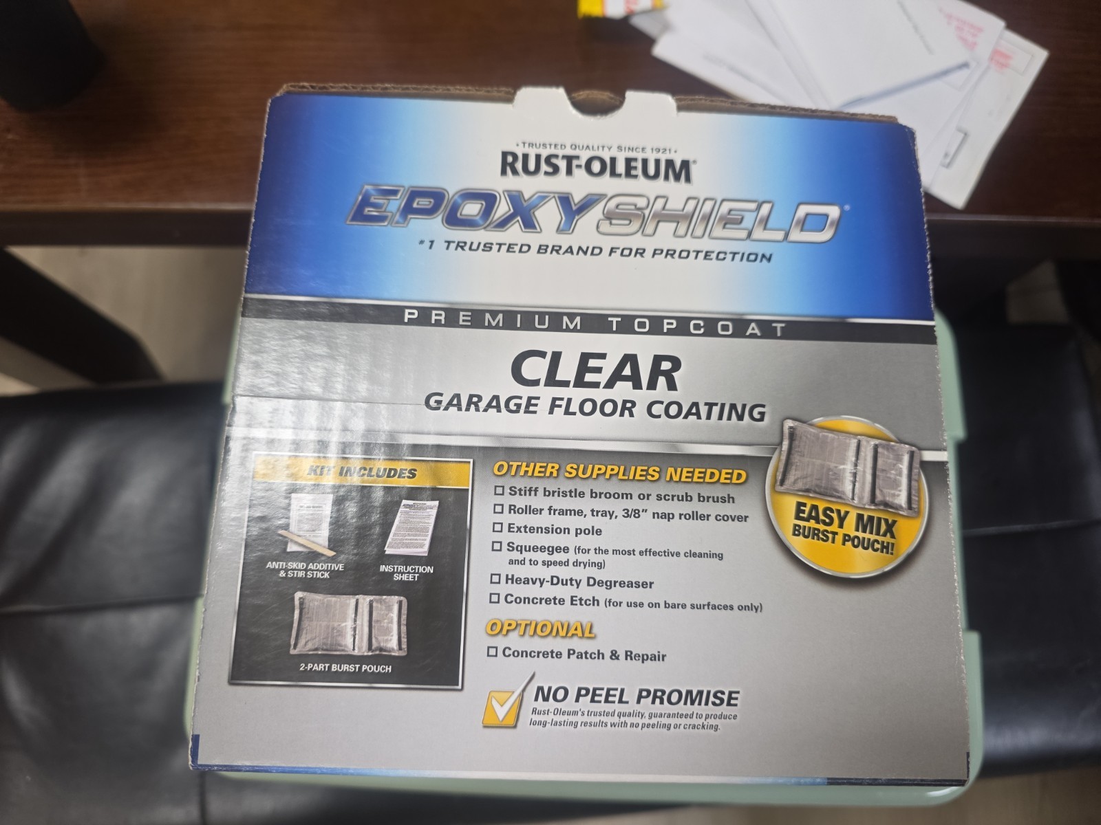 Rust-Oleum 292514 High Gloss Clear Indoor Premium Floor Coating Kit 90 oz.