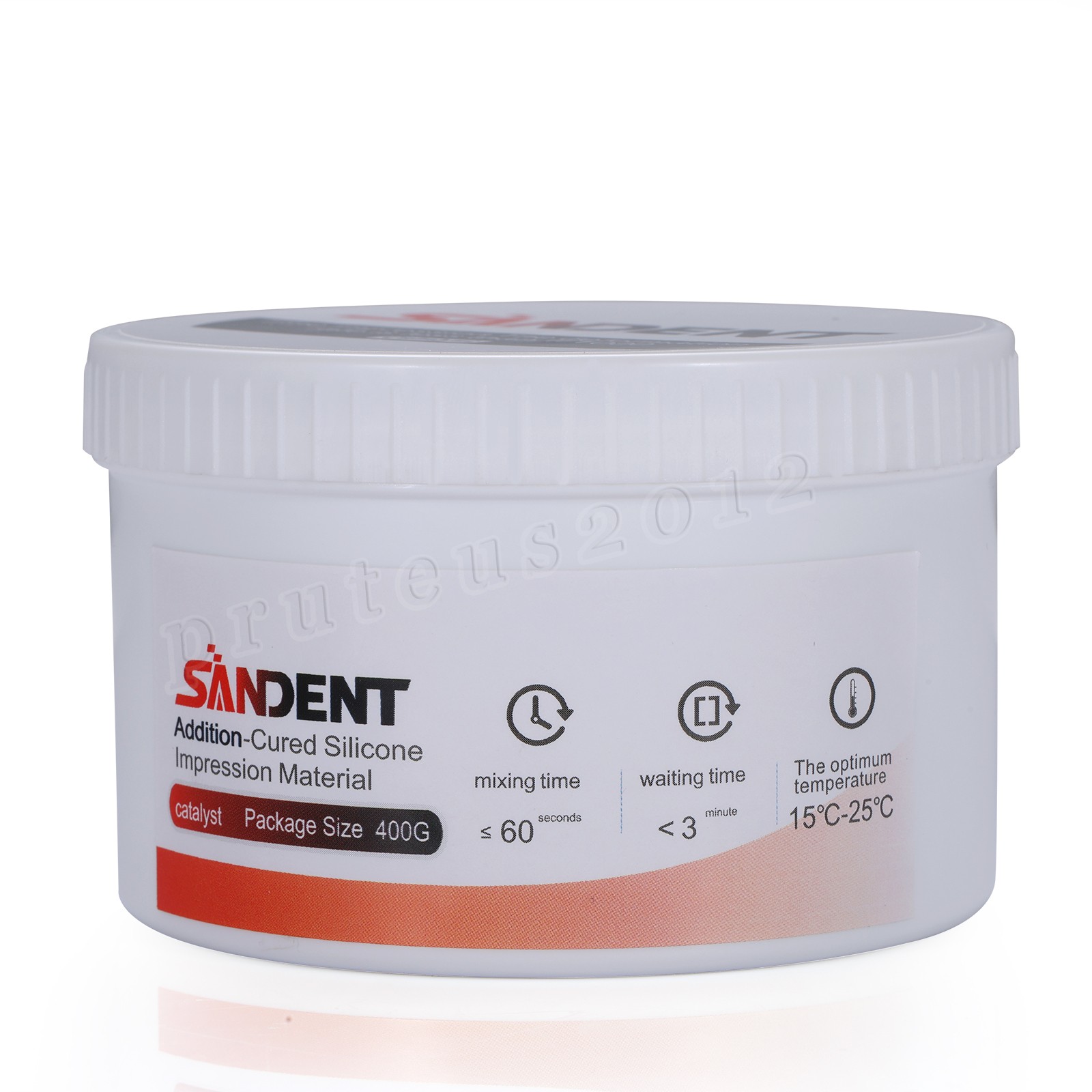 Dental Putty Fast Set VPS Dental Impression Material (400g Base & 400g Catalyst)
