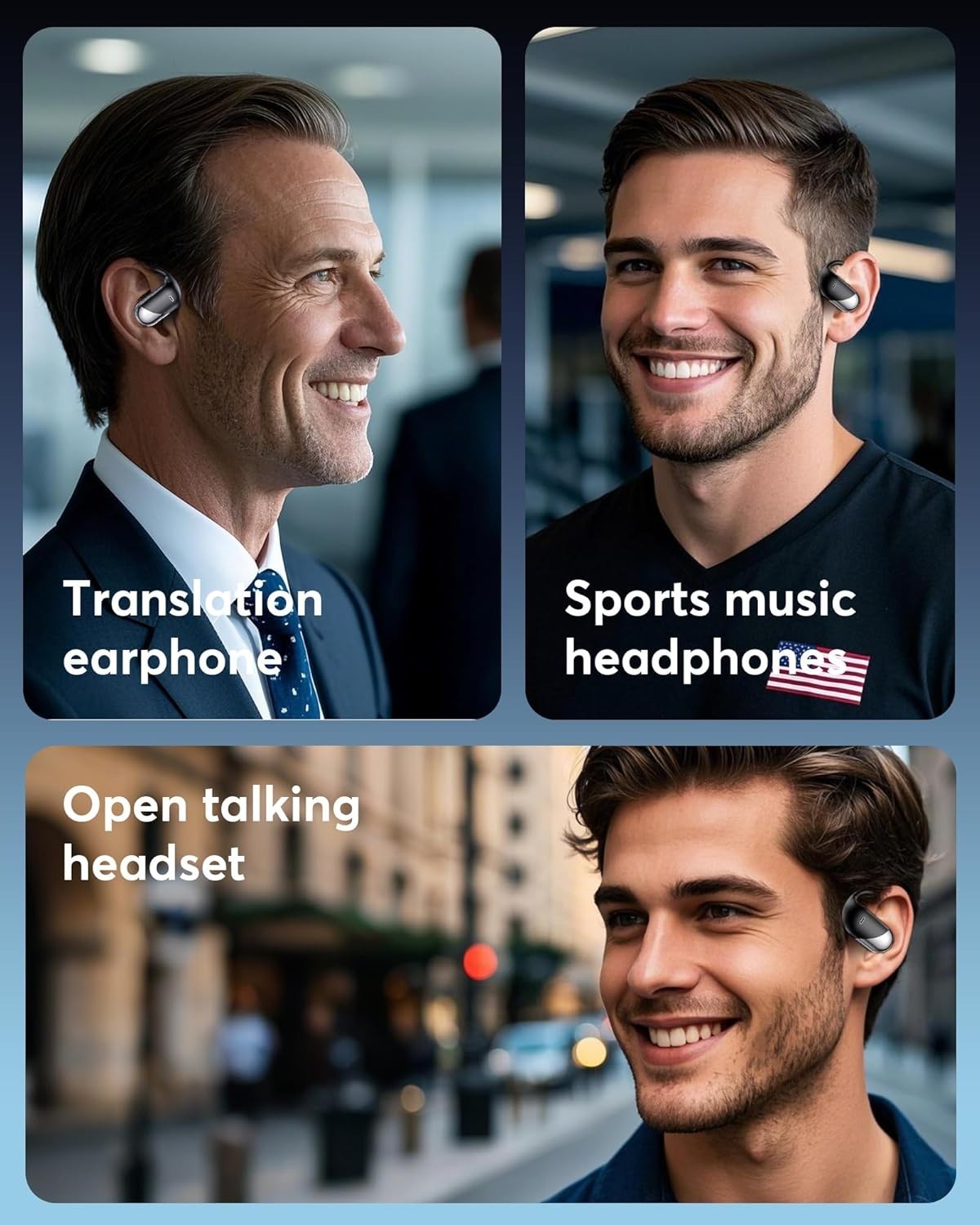 Translation Earbuds Real Time – AI 144 Language Translator Earbuds, Audifonos US