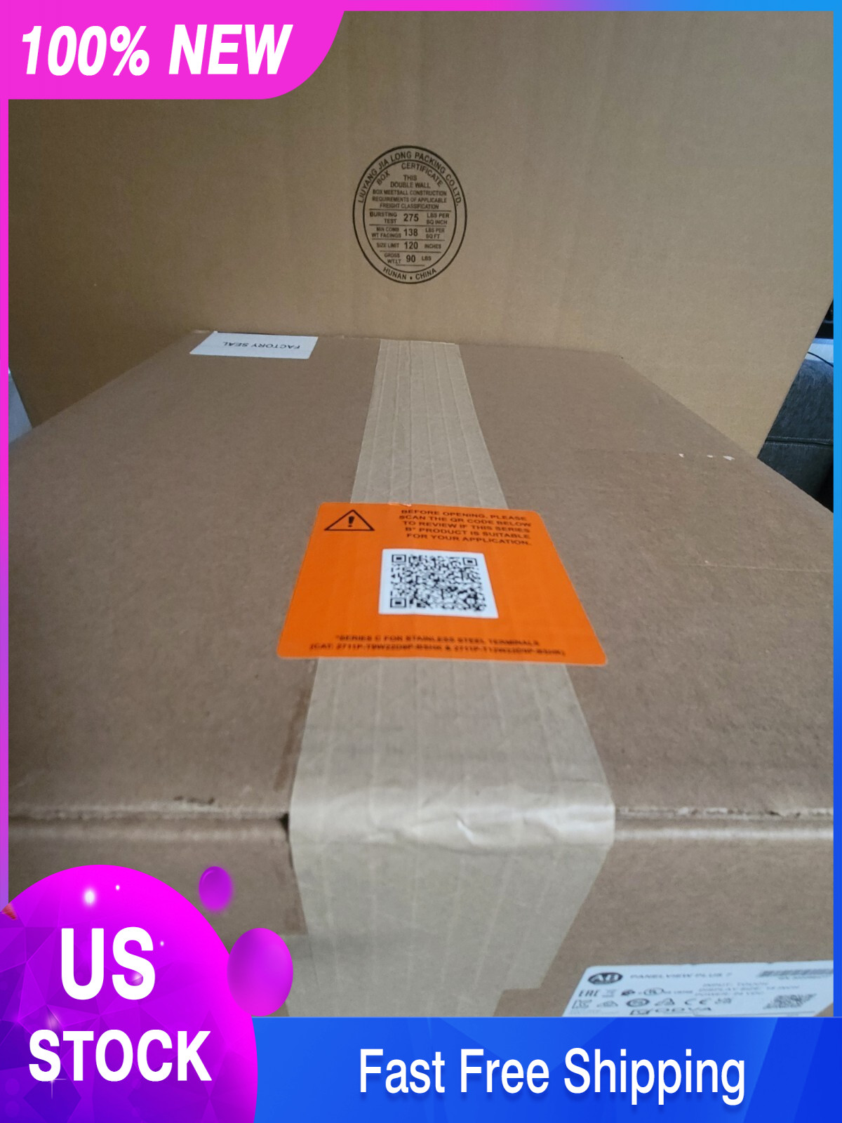 NEW Sealed Allen-Bradley 2711P-T15C22D9P PanelView Plus 7 Performance Terminal