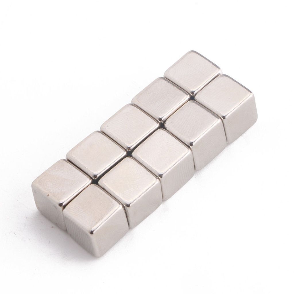 5~100Pcs Neodymium N35 Block Square Cube Magnets Strong 10x10x10mm Rare-Earth