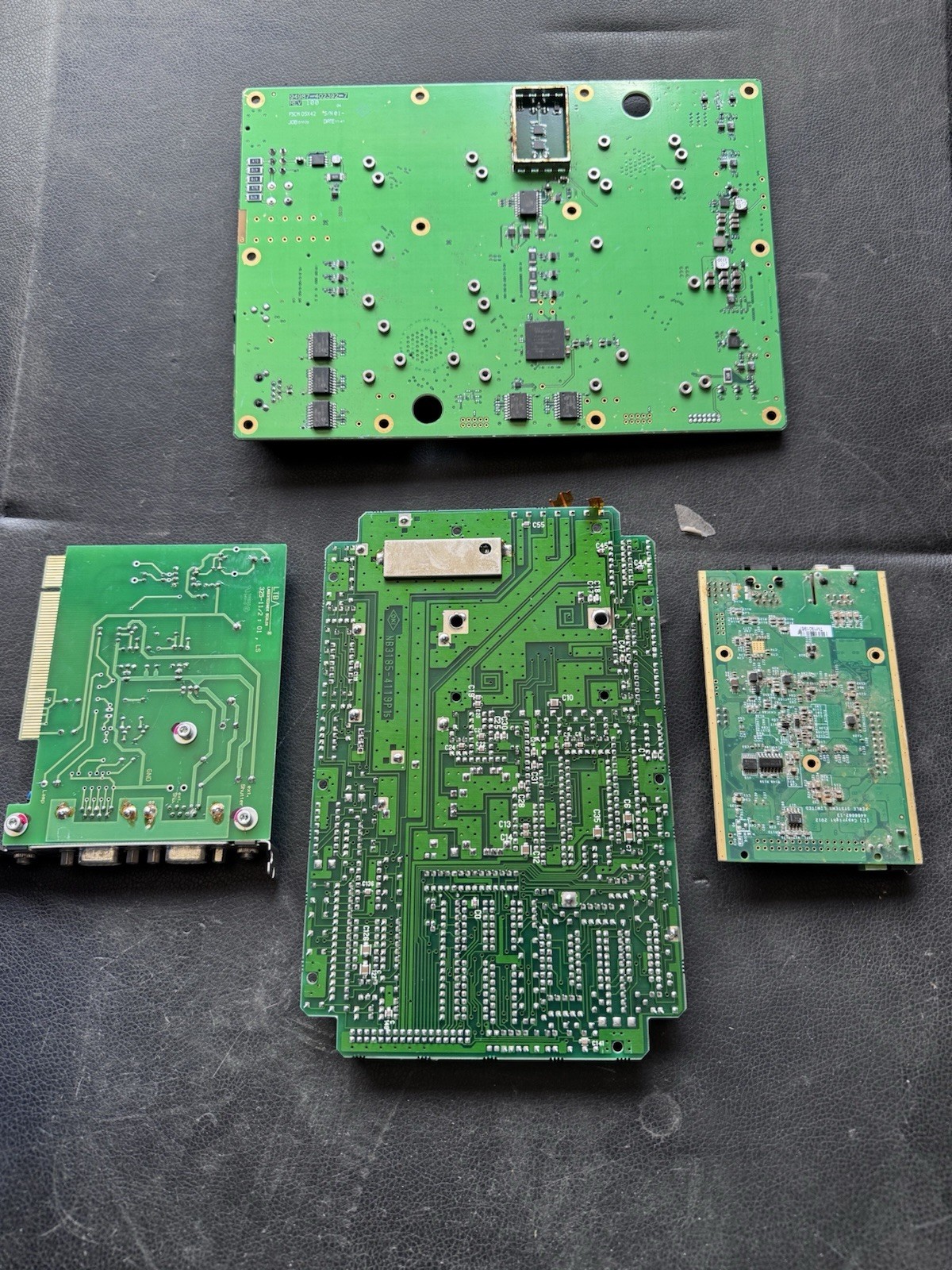 Gold Recovery Circuit Boards. Two Ceramic iCs