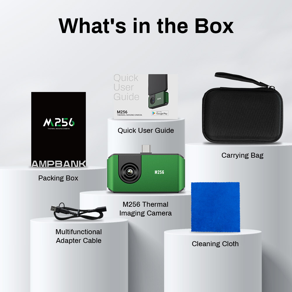 M256 Thermal Imaging Camera for Android Smartphones USB-C 256×192 IR Resolution