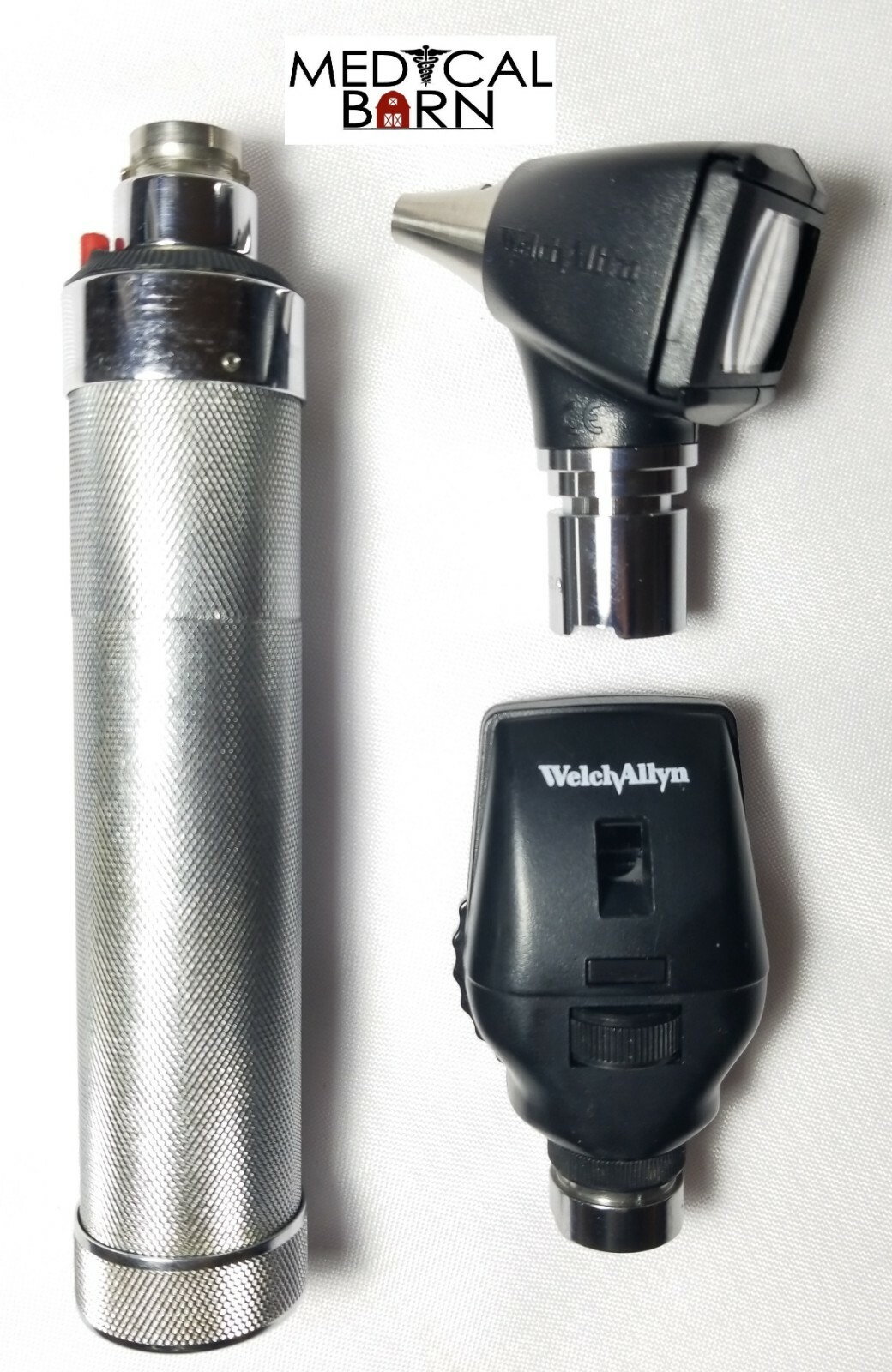WELCH ALLYN 3.5v SET W/ OTOSCOPE OPHTHALMOSCOPE PLUG-IN HANDLE