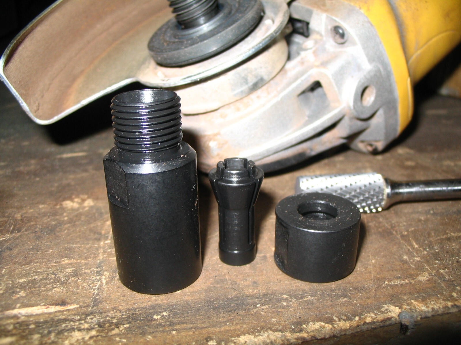 ANGLE GRINDER DIE GRINDER COLLET ADAPTER DEWALT MILWAUKEE FLAPPER