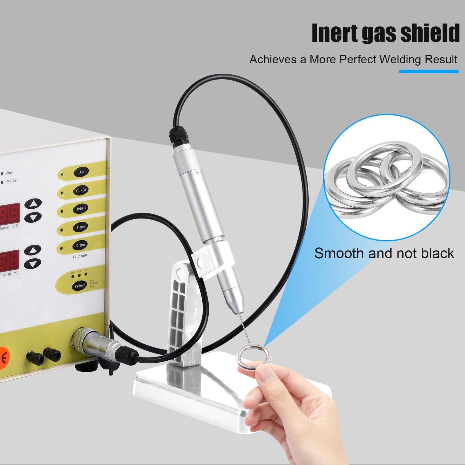 110V Permanent Jewelry Welder Kit, Jewelry Welding Machine with Welding Torch