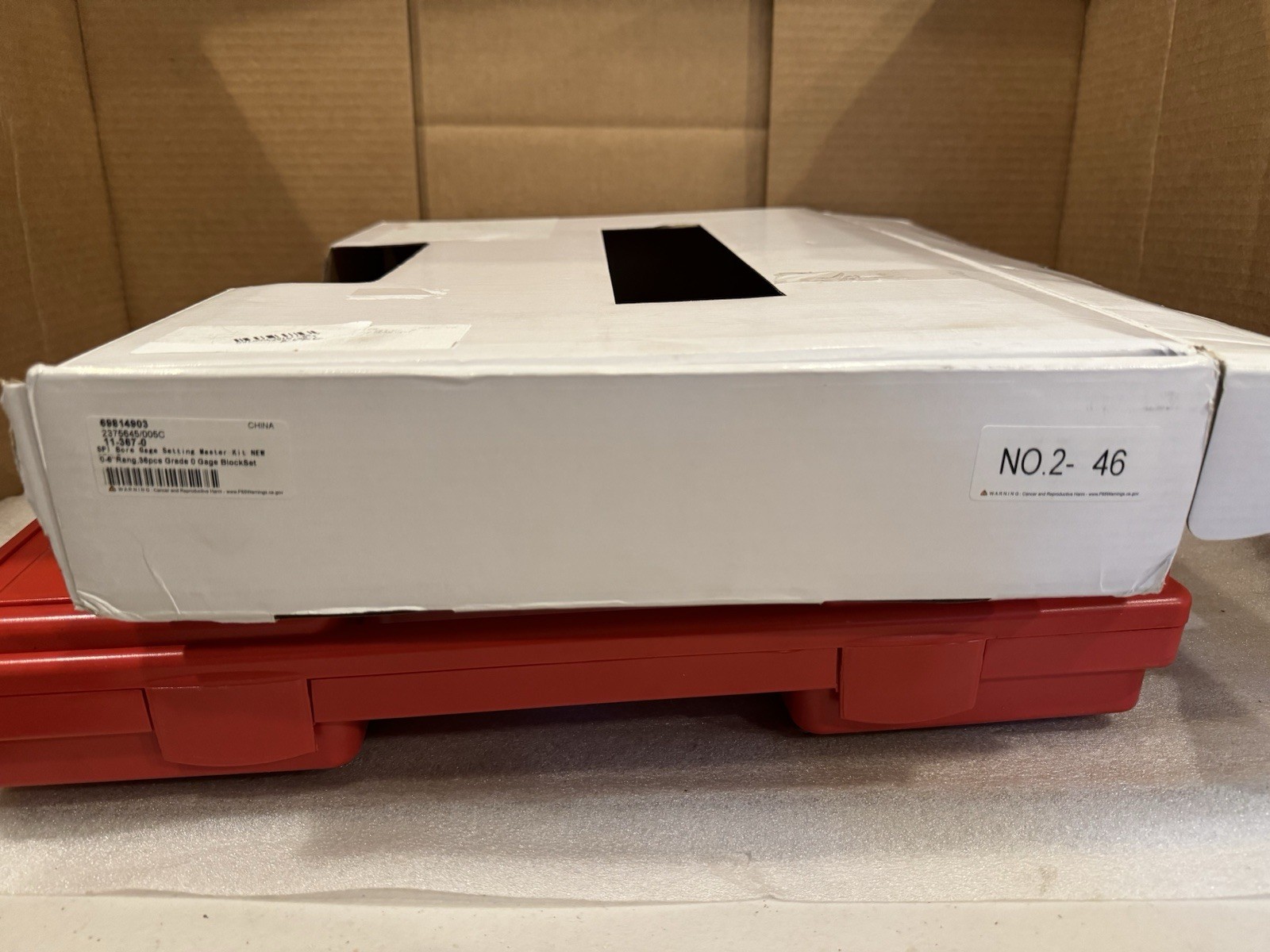 SPI 0.05 to 6″ Grade 0 Master Bore Gage Setting Calibration Block Kit