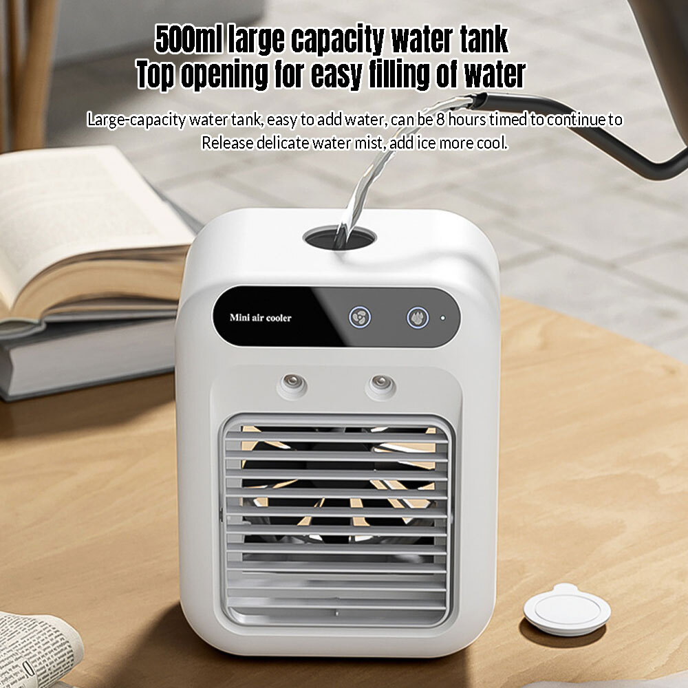 3-In-1 Air Cooling Fan Air Conditioner Cooler Evaporative Water Humidifier