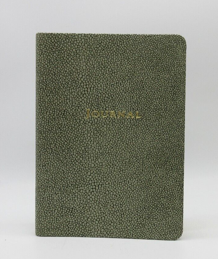 Graphic Image Travel Journal 7″ Leather Soft Cover 224 Lined Pages $90 GREEN