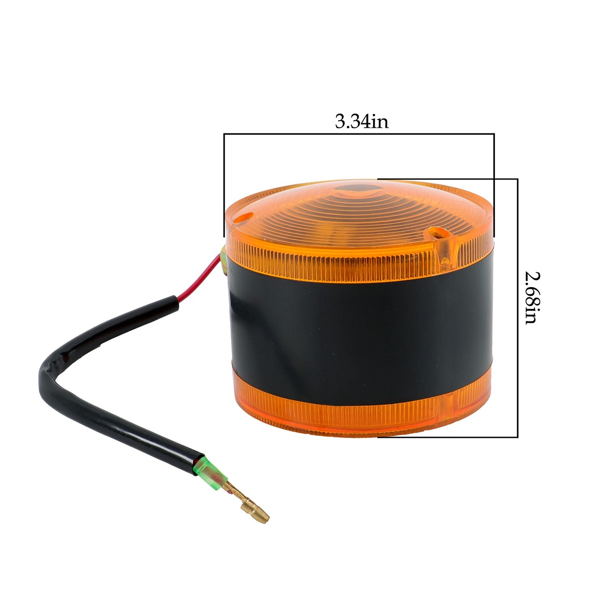 2PCS Light Assy Hazard Amber Turn Signal Lamp for Kubota L4400F L4400H L4600DT
