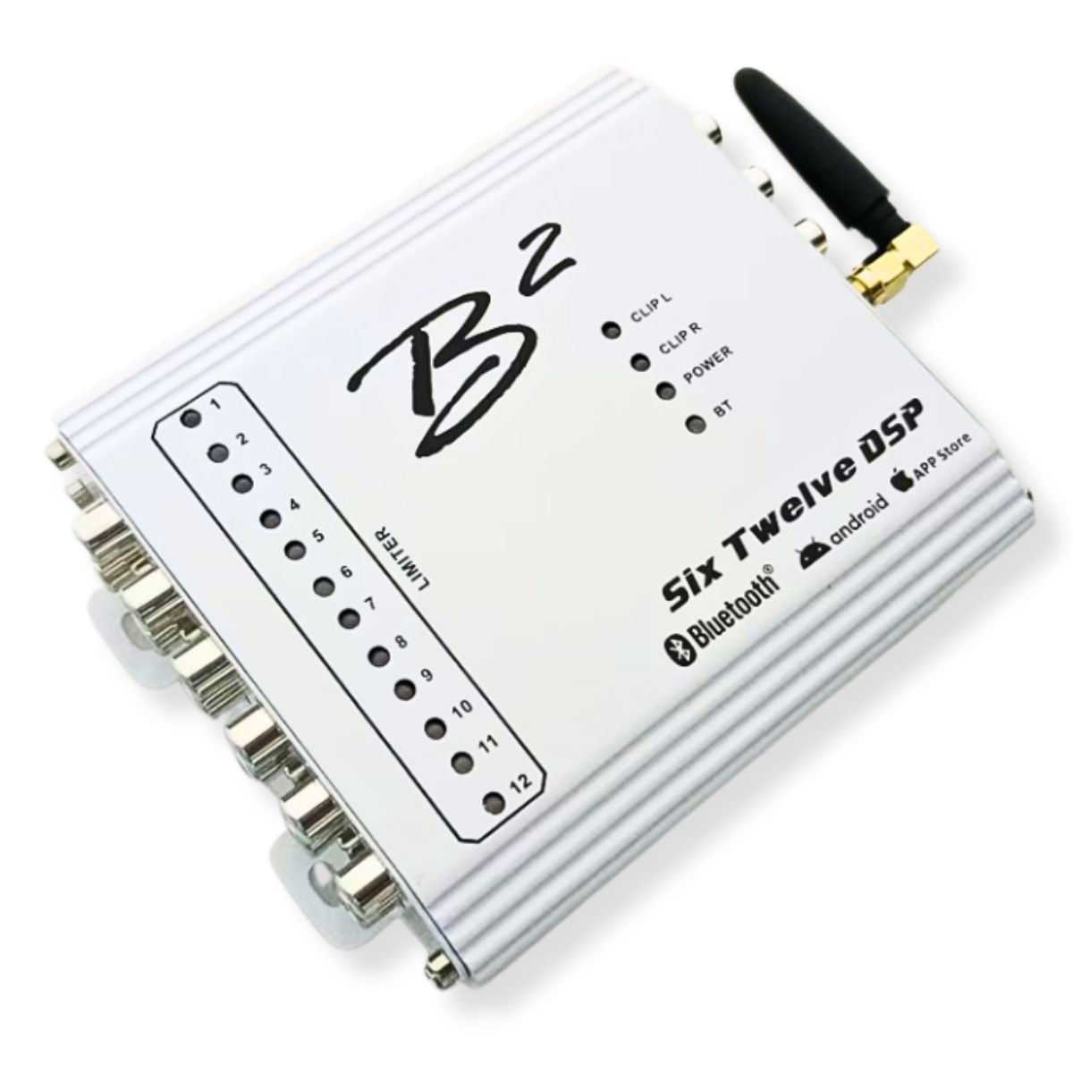 B2 Audio White 4v 12 Channel DSP with Bluetooth iOS/Android App 96 KHz – 32 Bit