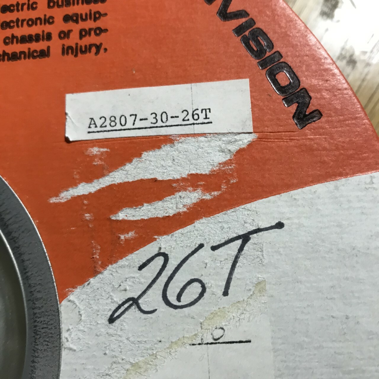 5 ft PHALO rainbow colored flat ribbon cable, 26 conductors, P/N A2807-30-26T