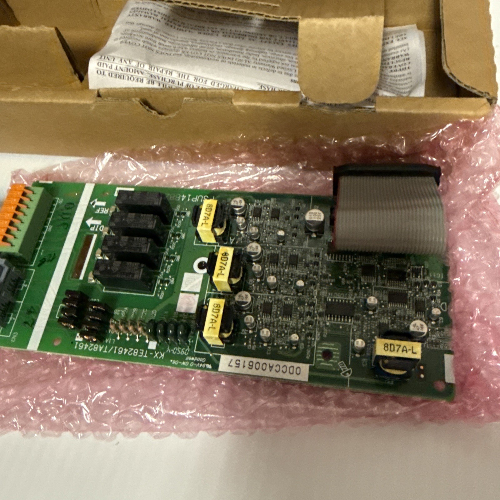 Panasonic KX-TA82461 Door phone Adapter For KX-TA824 4 Port Doorphone Card
