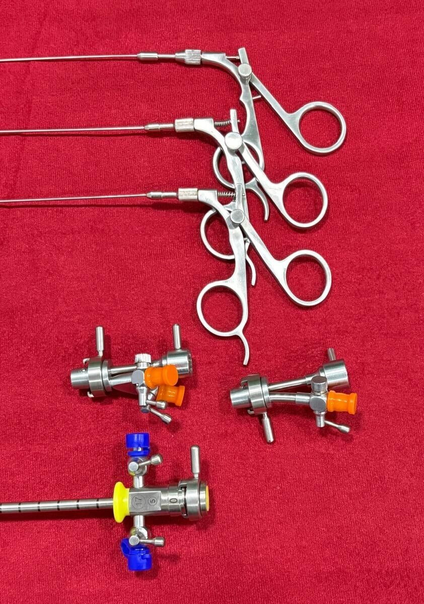 Hysteroscopy Cystoscopy Surgery Set 17FR with Semi Rigid Graspers 5FR Reusable