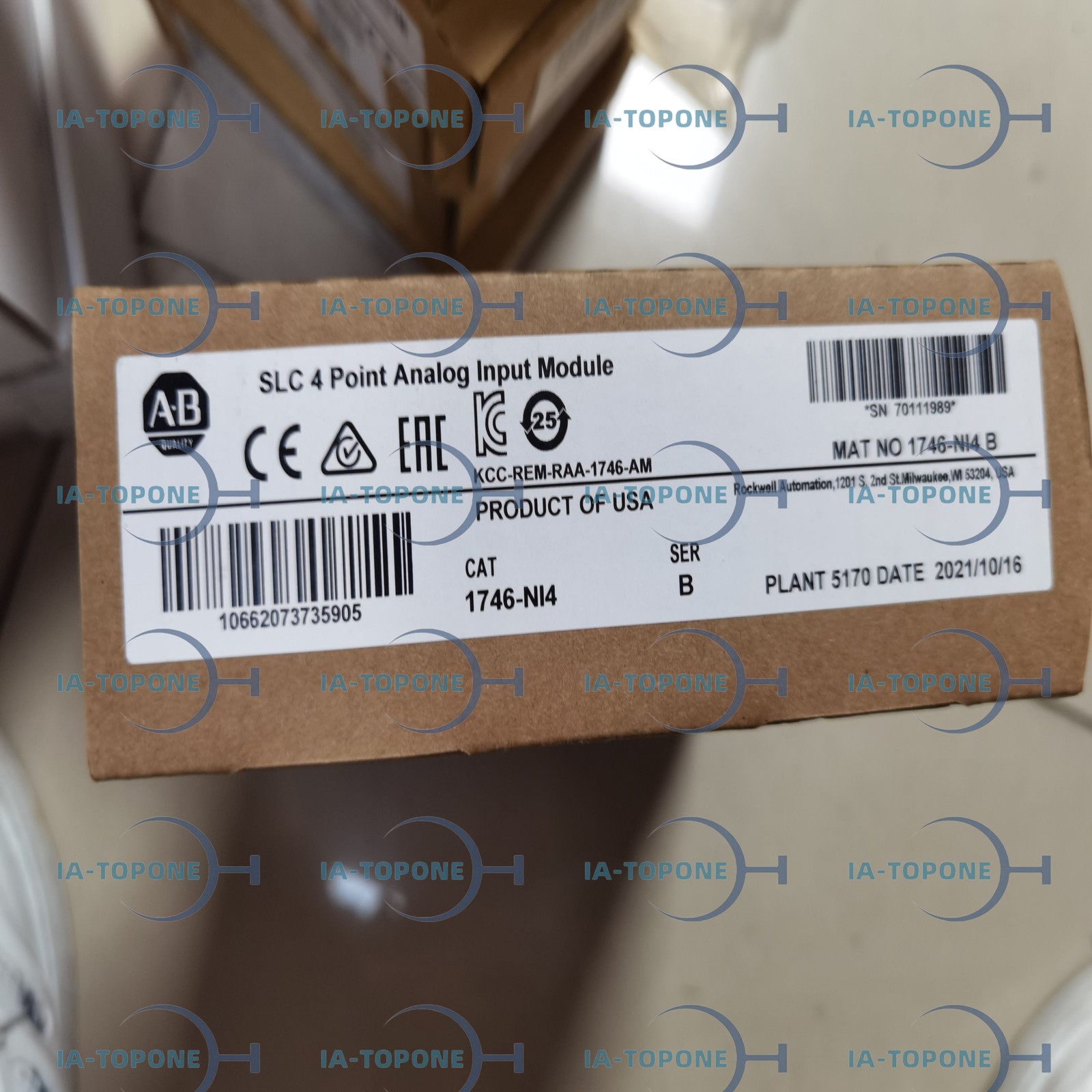 1PC NEW Allen-Bradley 1746-NI4 With 1 Year warranty High Quality