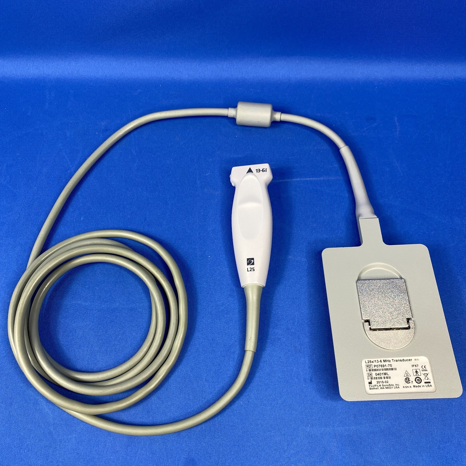 Fujifilm Sonosite L25x/13-6 MHz Ultrasound Transducer M-Turbo Edge Edge II S II