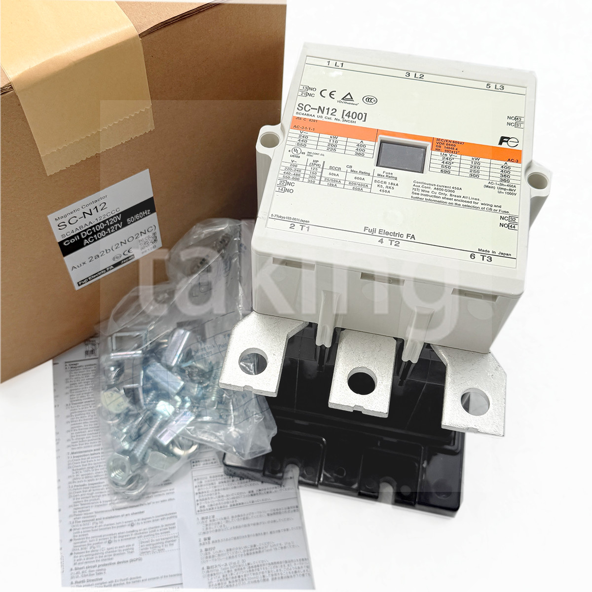 Brand New 1Pcs SC-N12[400] for Fuji Contactor 110V 400A