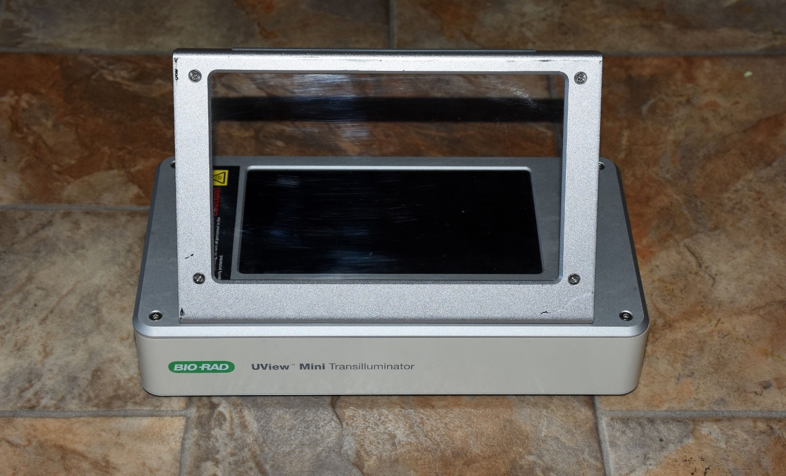 Bio-Rad UView Mini Transilluminator 166-0531 UV Light Box w/ Power Supply Tested