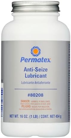 Permatex 80078 Anti-Seize Lubricant with Brush Top Bottle, 8 oz.
