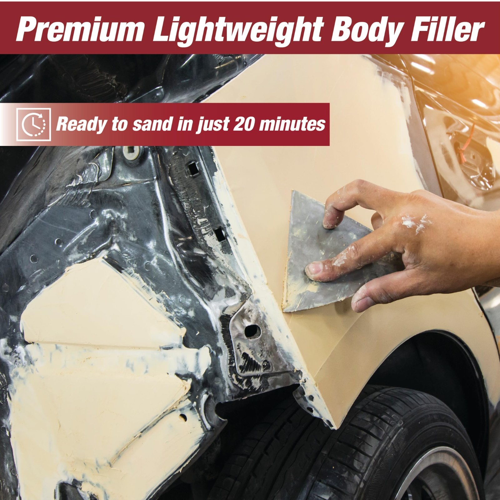 Super Fill Premium Lightweight Body Filler – QUART