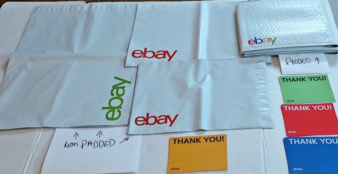 eBay Shipping Supplies Starter Kit 20 Padded /POLY MAILER ENVELOPES 20 Thank You
