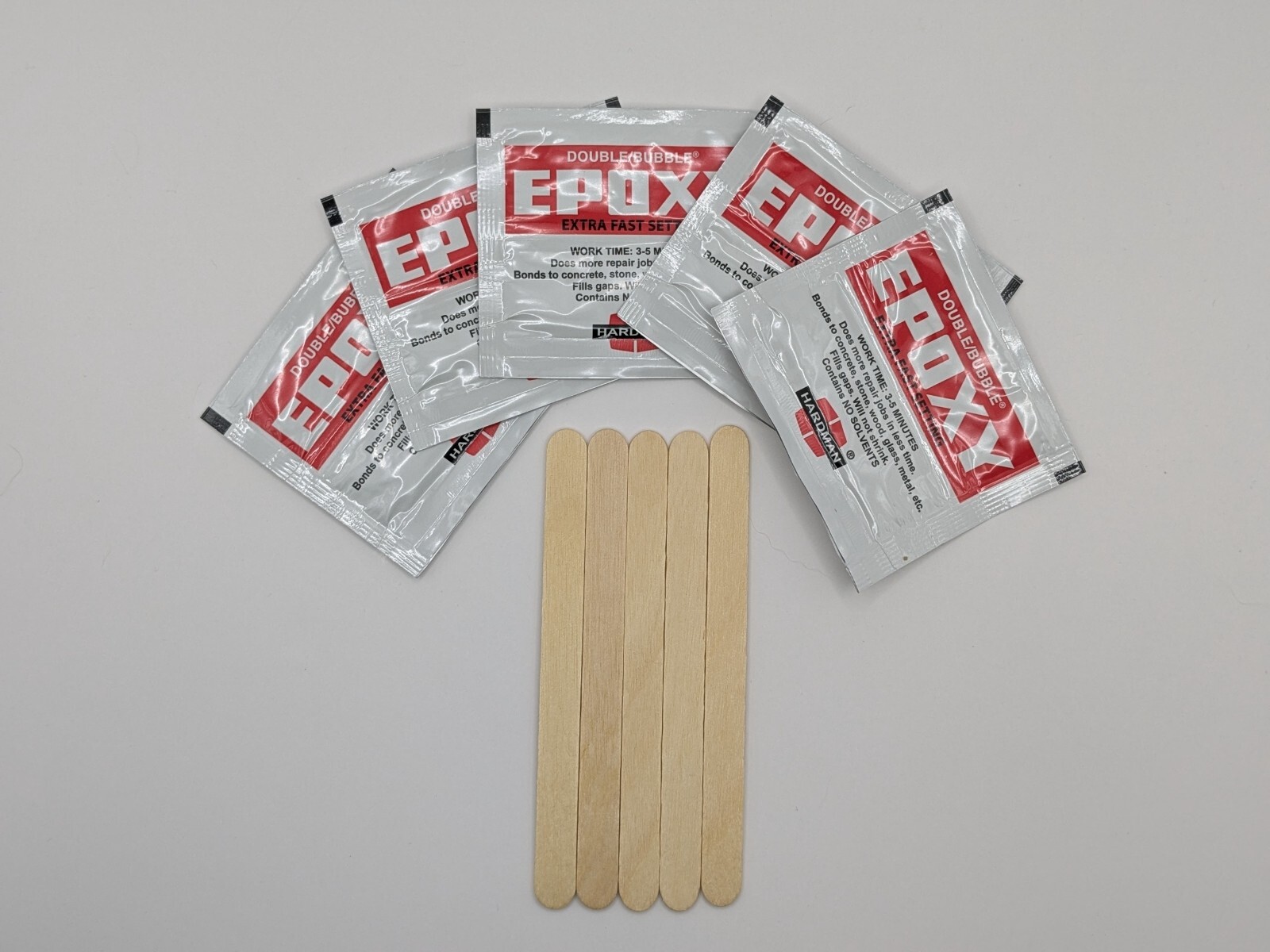 Hardman DOUBLE BUBBLE RED Epoxy 5-Packs 3.5 Gram Per Pack – Exp 02/2027 (w/CoC)