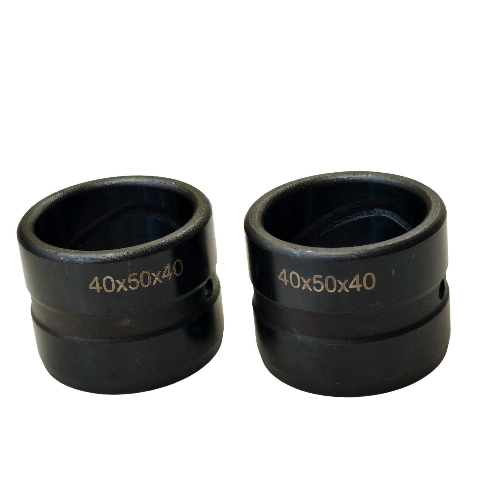 2 PCS 40 MM EXCAVATOR BUSHING HARDEN STEEL , ID 40mm x OD 50mm x L 40mm