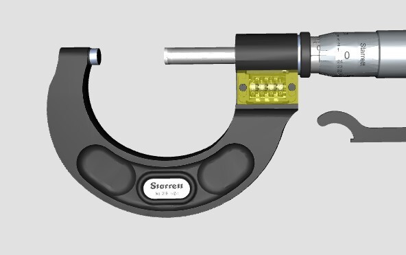 Starrett PT19107 Window ONLY for 216 Series Digital Outside Micrometer – English