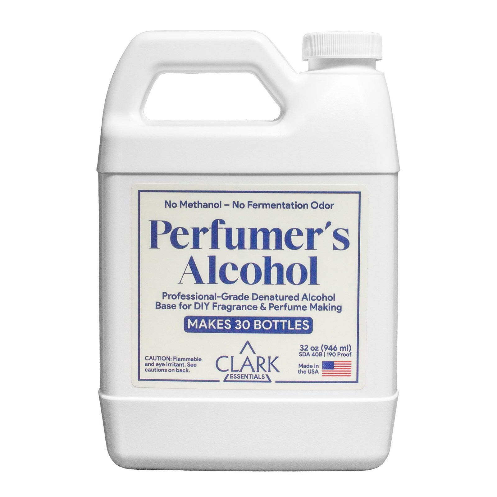 Clark Essential Perfumer’s Alcohol 32 oz – Professional-Grade Denatured Alcoh…