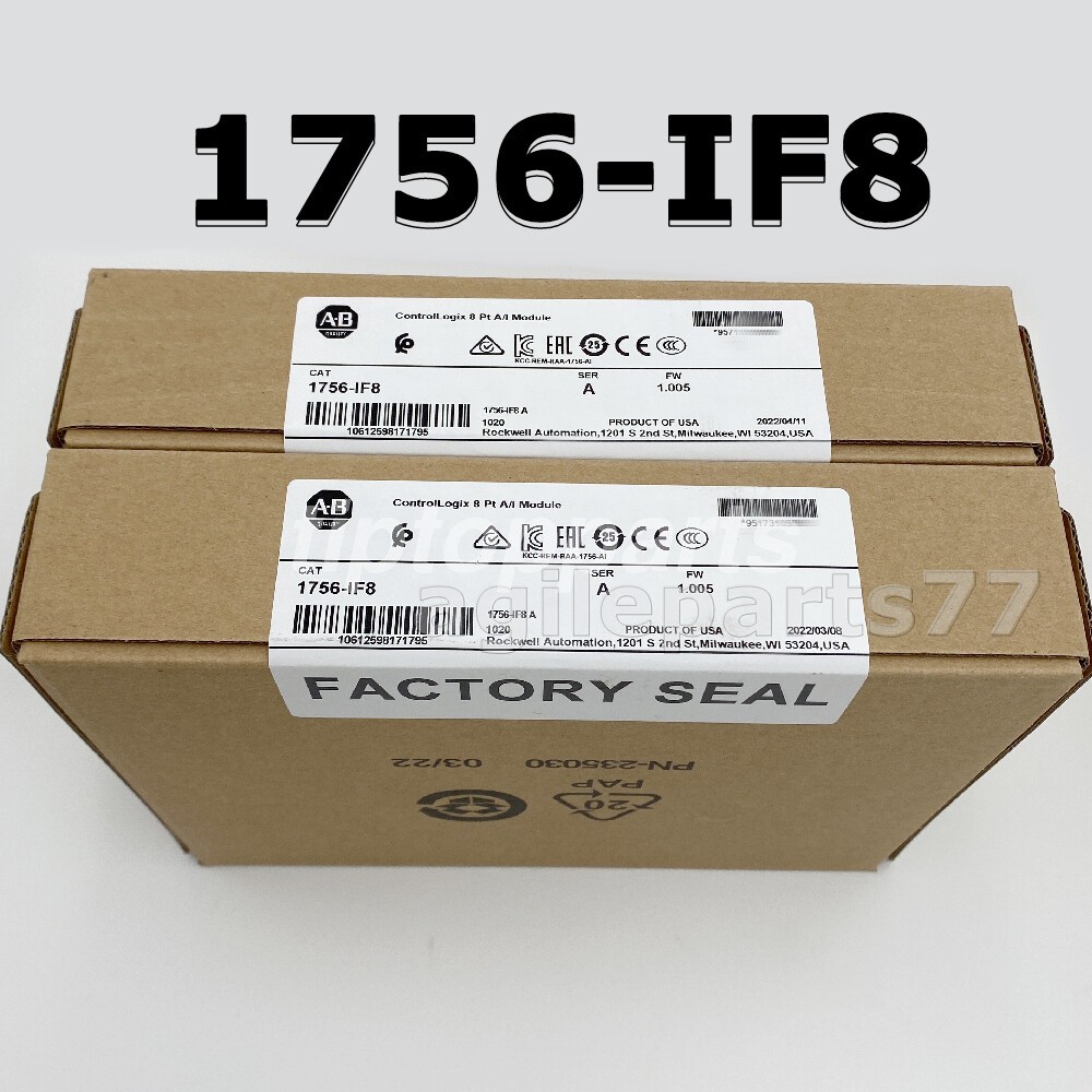 NEW 1756-IF8 AB ControlLogix Point A/I Module NEW Factory Sealed 1756IF8 US